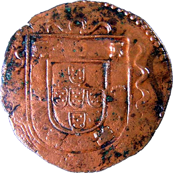 3 réis (1568) - 1568-1568 Provisão de 29/03/1568 - Cobre
