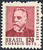 Campos Sales estampado em selo